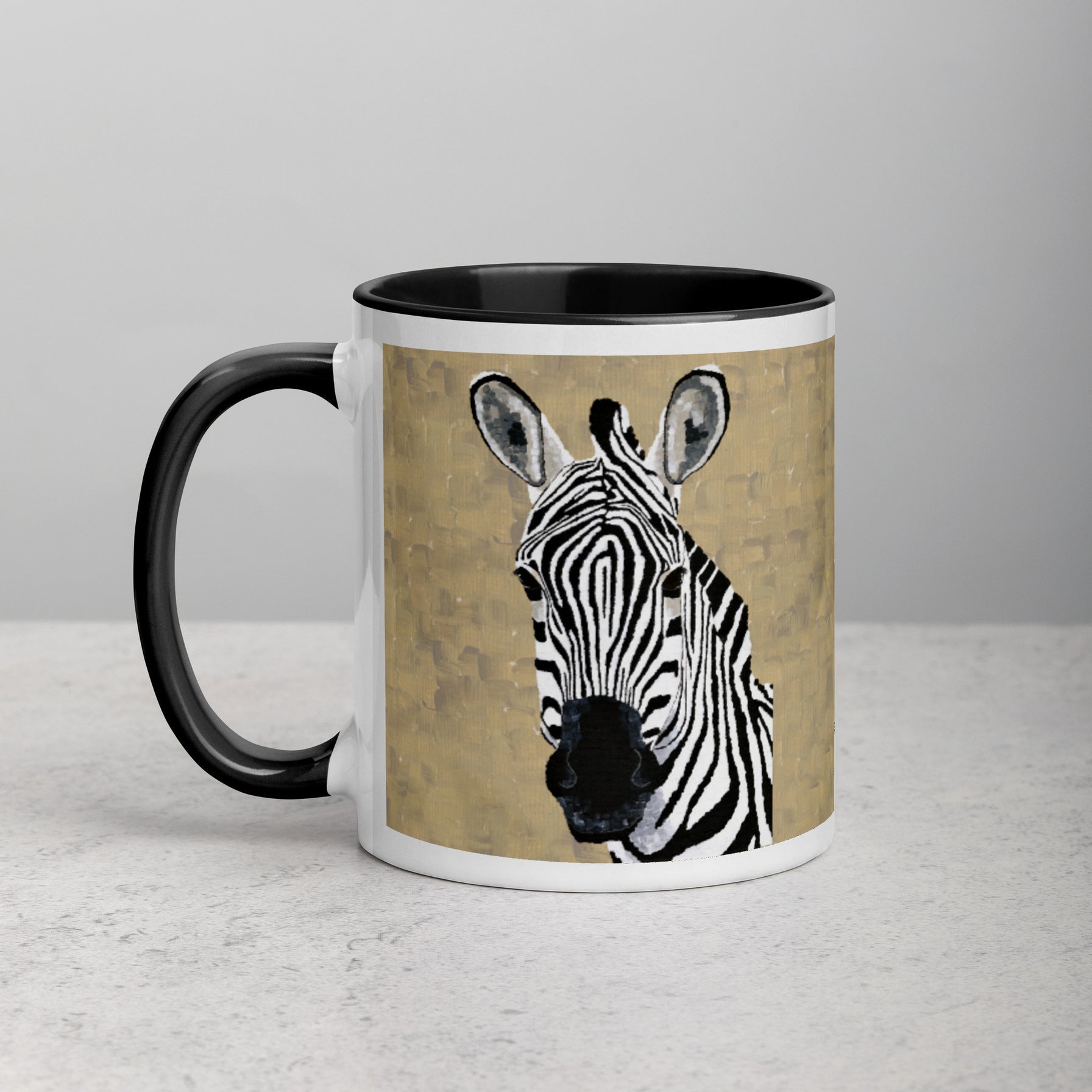 Zebra 1 Mug Dorrin Gingerich Art