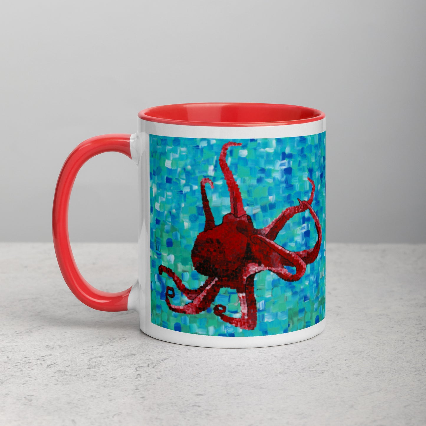 Octopus 1 Mug Dorrin Gingerich Art
